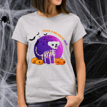 Scary Collie Halloween Full Moon T-Shirt