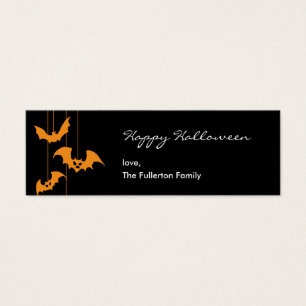 Scary Creates Halloween Gift Märkre Litet Visitkort
