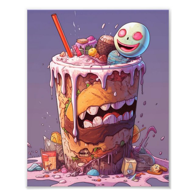 Scary Creepy Food Fototryck (Framsidan)