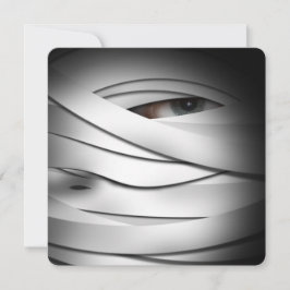 Scary Creepy Halloween Mummy Inbjudningar