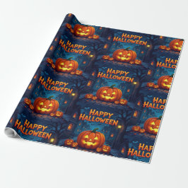 Scary Cute Pumpkins, Ghosts & Spider Web Design Presentpapper