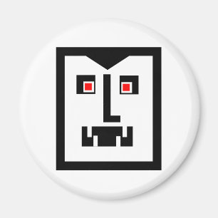 Scary Cyborg Vampire Bot Magnet