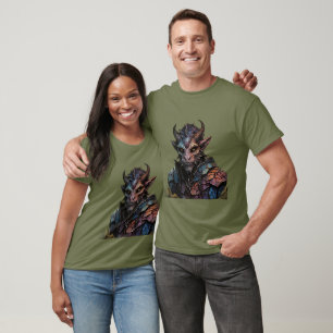 Scary Demon Halloween T-Shirt - Creepy & Spooky
