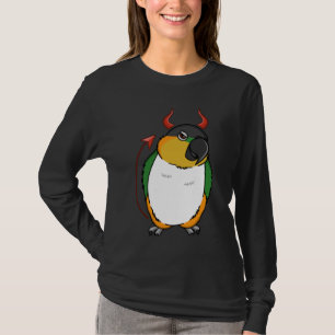 Scary Djävulen Costume Parrot I Black med Kaique T Shirt