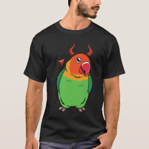 Scary Djävulen Costume Parrot I Fischers Lovebird T Shirt
