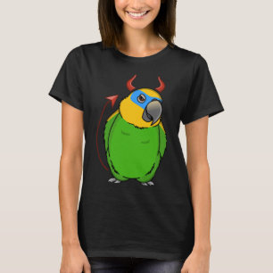 Scary Djävulen Costume Parrot I Orange vingade Ama T Shirt
