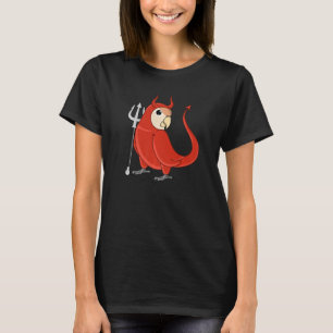 Scary Djävulen Costume Parrot I Peach-face Blue Kä T Shirt