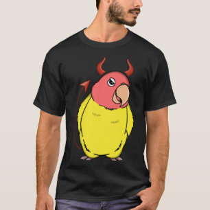 Scary Djävulen Costume Parrot I Peach face Lutino T Shirt