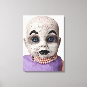Scary Doll Wall Art Canvastryck