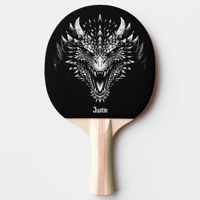 Scary Dragon-Personlig Pingisracket (Framsidan)