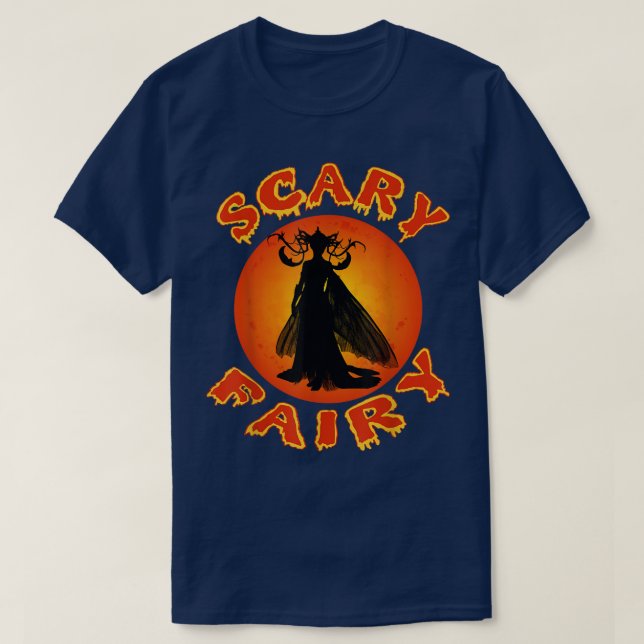 Scary Fairy Godmor Coola Halloween Trick eller Tre T Shirt (Design framsida)