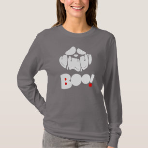 Scary Funny Ansikte Halloween Ghost T Shirt