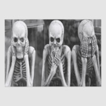 Scary Funny Skeletons Halloween-papperet