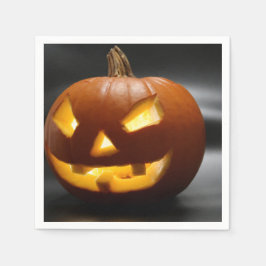 Scary Gap Tooth Halloween pumpkin Pappersservett