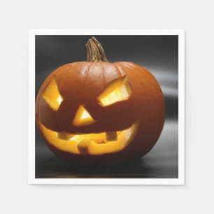 Scary Gap Tooth Halloween pumpkin Pappersservett