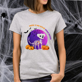 Scary German Shepherd Halloween Full Moon T-Shirt