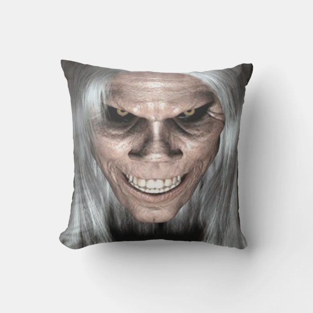 Scary Ghost Women Utomhuskudde (Framsida)