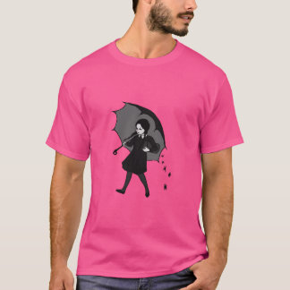 Scary Girl retro T Shirt