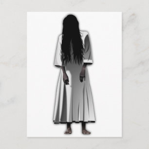 Scary Girl Vykort