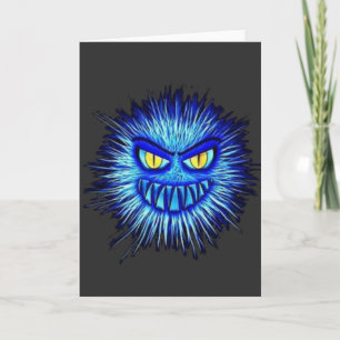 Scary Gory Ghoulish Halloween Illustration Kort