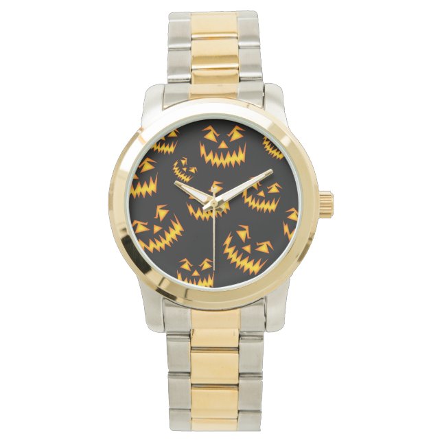 Scary Halloween Ansikte Armbandsur (Framsida)