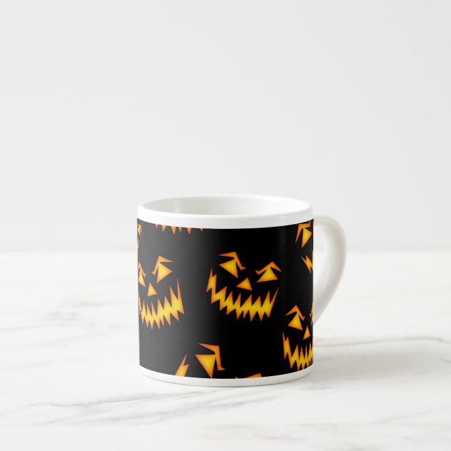 Scary Halloween Ansikte Espressomugg (Framsida höger)