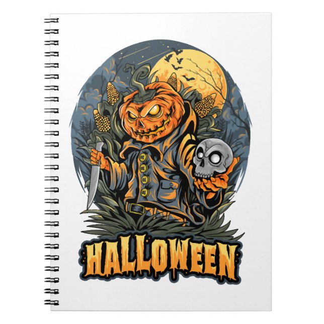 Scary Halloween Anteckningsbok (Framsidan)