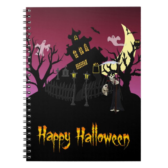 Scary Halloween Anteckningsbok (Framsidan)