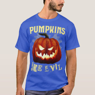 Scary Halloween Creepy Pumpkin T Shirt