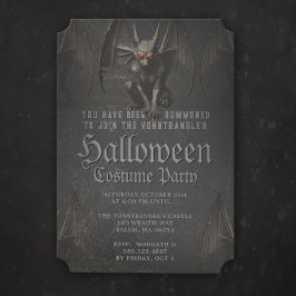 Scary Halloween Demonic Gargoyle Party-inbjudan Inbjudningar