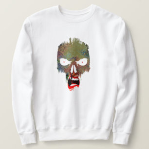 Scary Halloween Evil Pirat Skull Skräm Costume Lång Ärmad Tröja