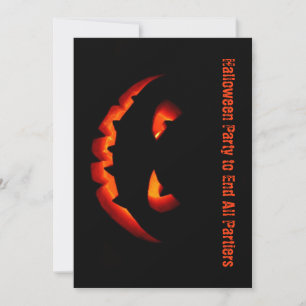 Scary Halloween fest-inbjudan Inbjudningar