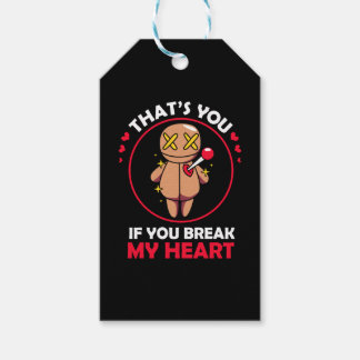 Scary Halloween for Women Gothic Voodoo Doll Presentetikett