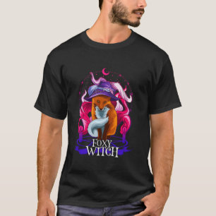 Scary Halloween Foxy Witch Costume Witch Hat and M T Shirt