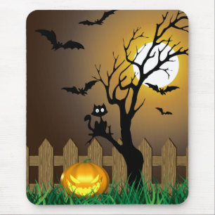 Scary Halloween Garden Scene Musmatta