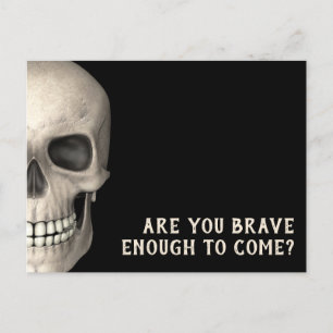 Scary Halloween-inbjudan - vykort
