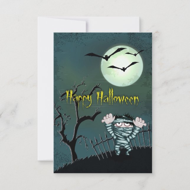 Scary Halloween Inbjudningar (Framsida)