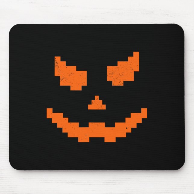 Scary Halloween Jack o lantern Pumpkin Evil Smile Musmatta (Framsidan)