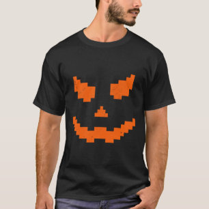 Scary Halloween Jack o lantern Pumpkin Evil Smile T Shirt