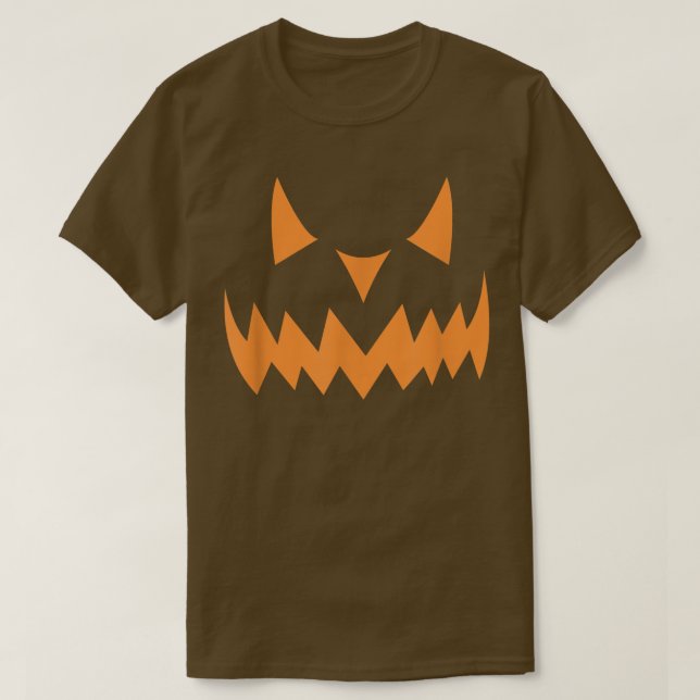 Scary Halloween Jack o lantern T Shirt (Design framsida)