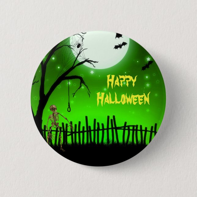 Scary Halloween Knapp (Framsida)