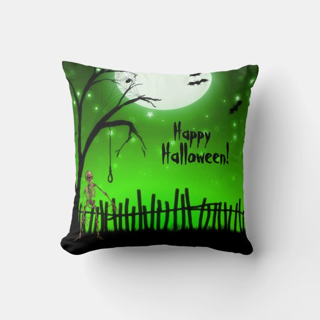 Scary Halloween Kudde (Framsida)