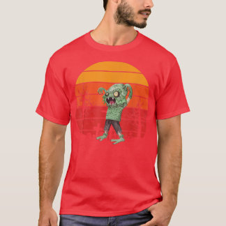 Scary Halloween Monster Scary Graveyard T Shirt