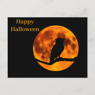 Scary Halloween Natt Vykort