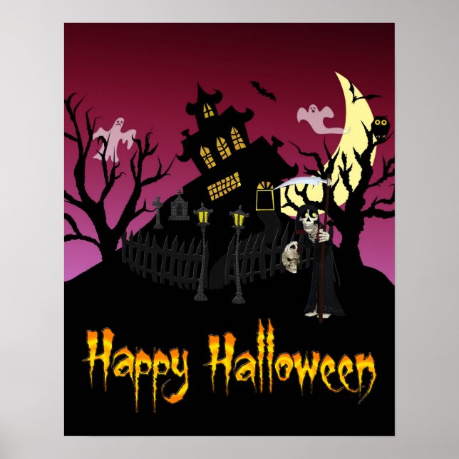 Scary Halloween Poster (Framsidan)