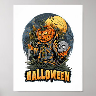 Scary Halloween Poster