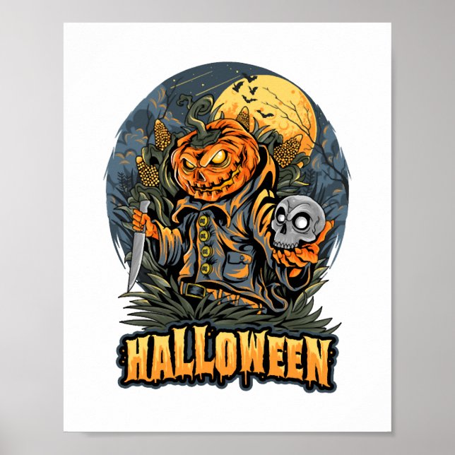 Scary Halloween Poster (Framsidan)