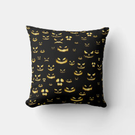 Scary Halloween Pumpkin Mönster Kudde