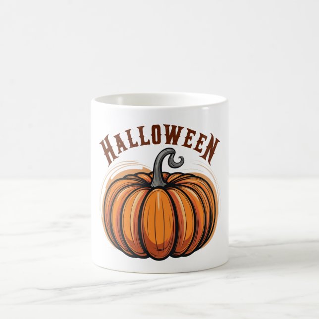Scary Halloween Pumpkin Mugg (Center)