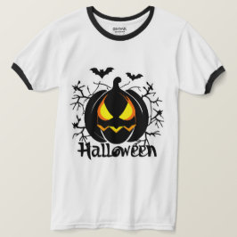 Scary Halloween pumpkin T Shirt
